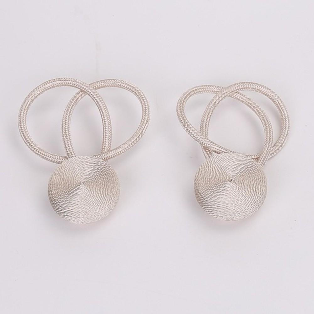 Magnetic Curtain Tieback Clip Buckles Rope Strap Curtain Holdback Bandage  Home Decor