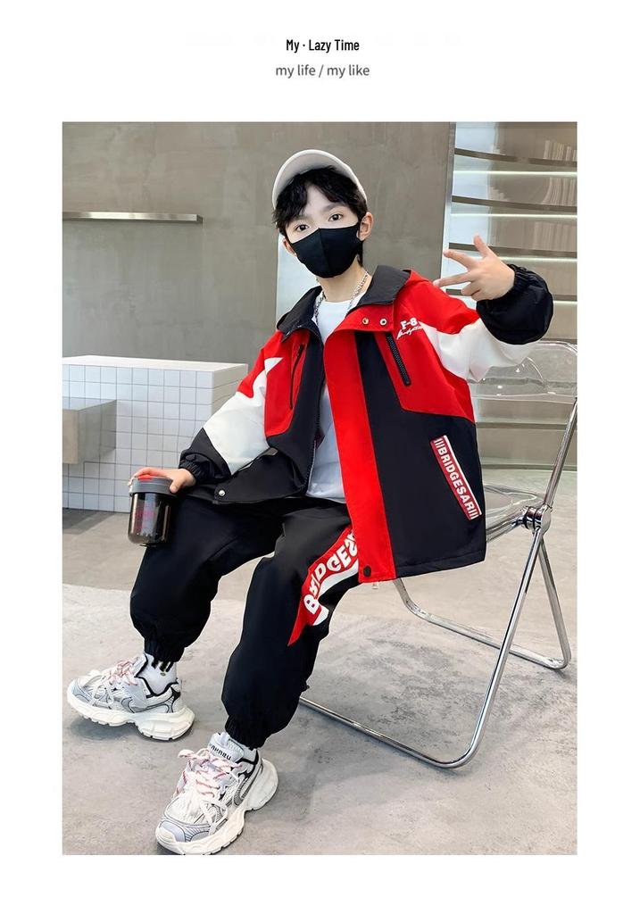 Boys' Trendy Cool Set - 2025 Spring and Autumn Sportswear for Big Kids