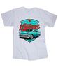 Vintage Klassisches Auto weißes T-Shirt Street Rod Chevy Ford GMC Buick Chrystler
