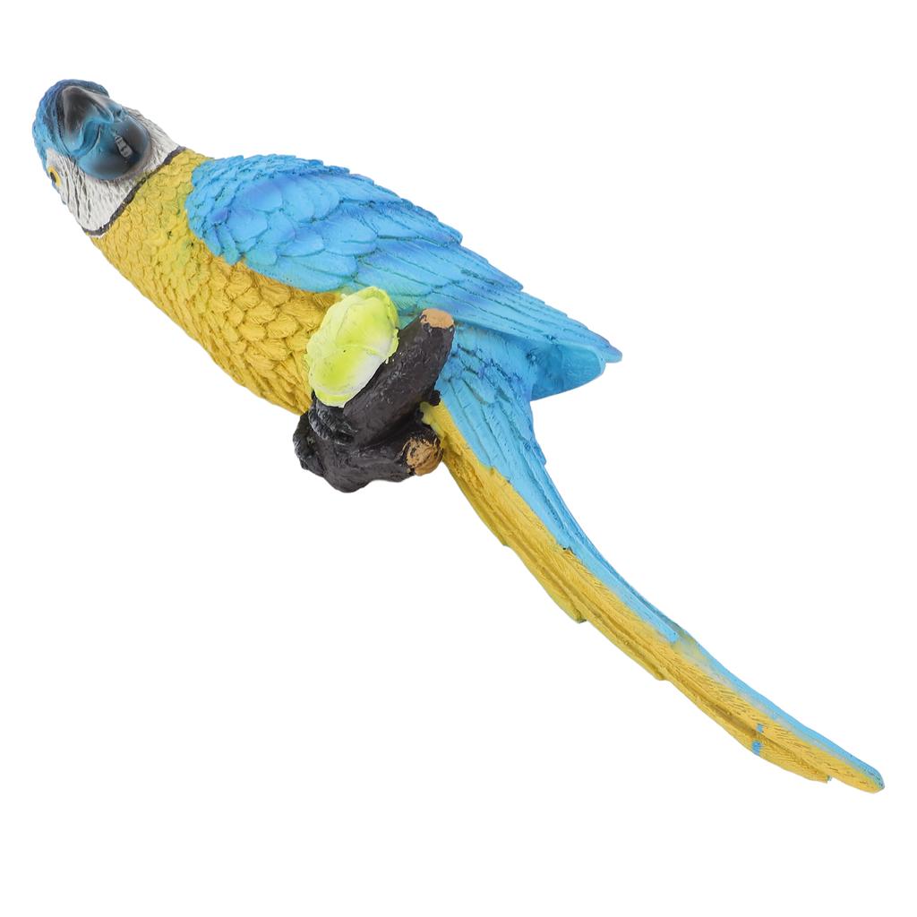 Decor de Perete Papagal Rășină Realist Statuie Papagal Agățat Sculptură Pasăre pentru Exterior Grădină Terasă Curte