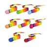 Rainbows Comets Ball Soft Tail Throwing Receiving Ball Cheerleading Streamers Ball For Kid Sensory Training And Team Game