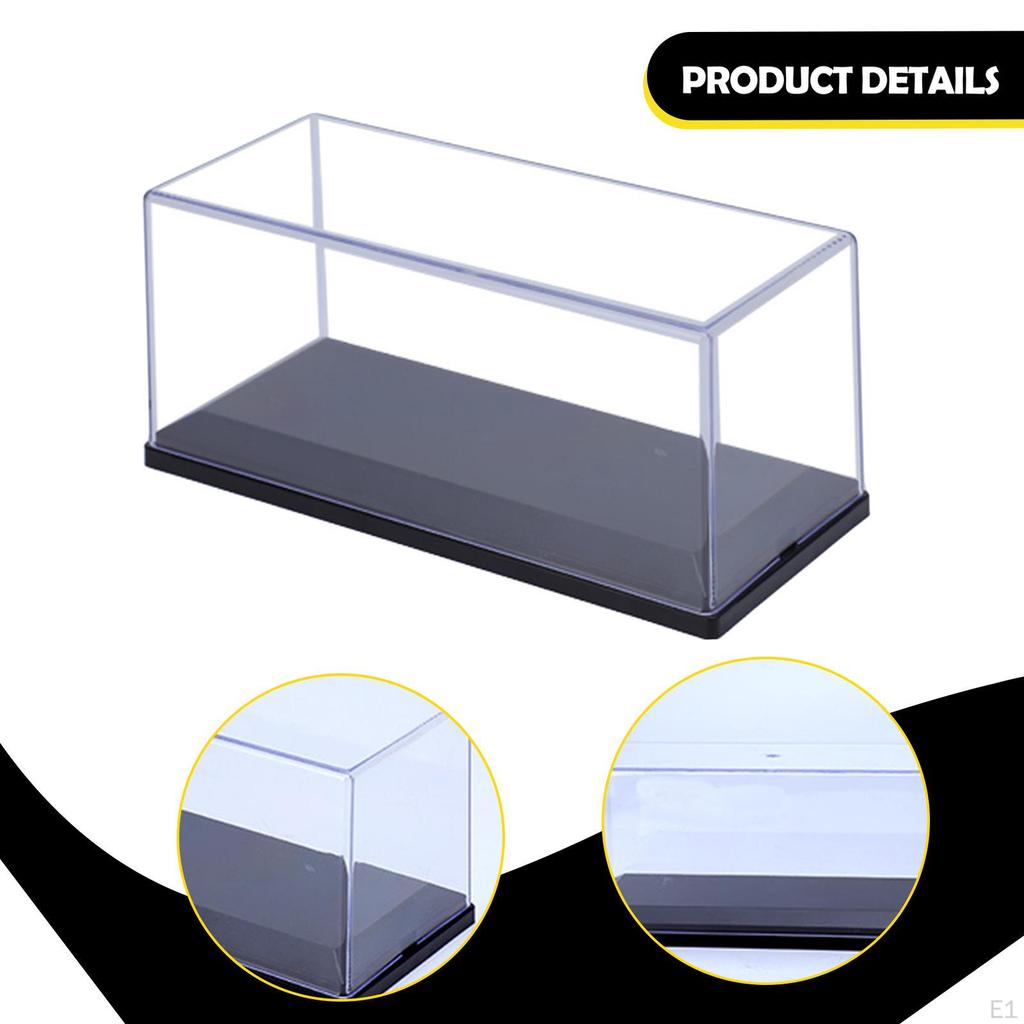 1/43 Model Car Display Case Showcase Clear Multifunctional Dustproof Toy Storage for