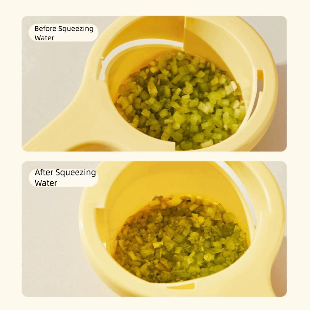 Portable Vegetable Squeezer Manual Rotating Vegetable Water Squeezing Machine  Cooking