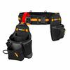 ToughBuilt - Handyman Tool Belt Set - 2-Pouch Padded Belt, Heavy-Duty Deluxe Organizer, Premium Quality - 10 Pockets, Hammer Loop, and 2 Patented Clip
