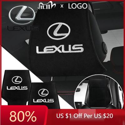 2026 Hot Interior Stickers 1/2Pcs Car Headrest Cover Seat Head Pillow Neck Headrest Cover For ES RX NX LS UX LM LX GX LC R