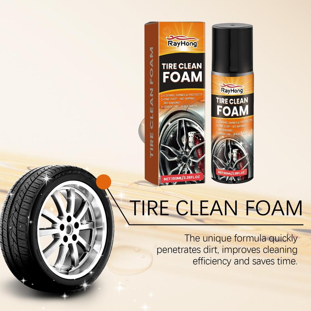 100ml Car Wheel Cleaner Car Tire Steel Rim Cleaning & Degreasing Daily Maintenance Cleaner