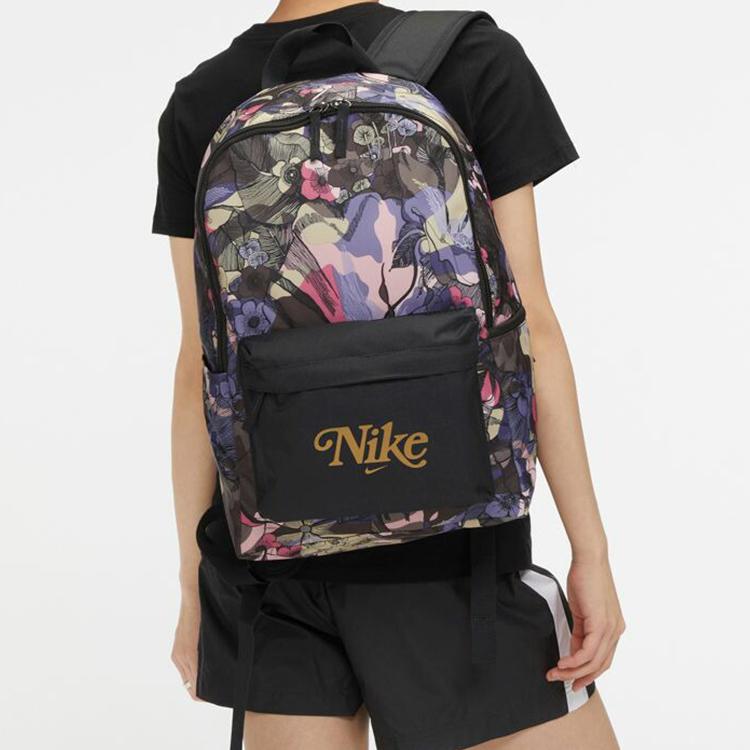 Nike Polyester Backpack Regular Unisex Multicolor Lightweight Casual DR0507-045
