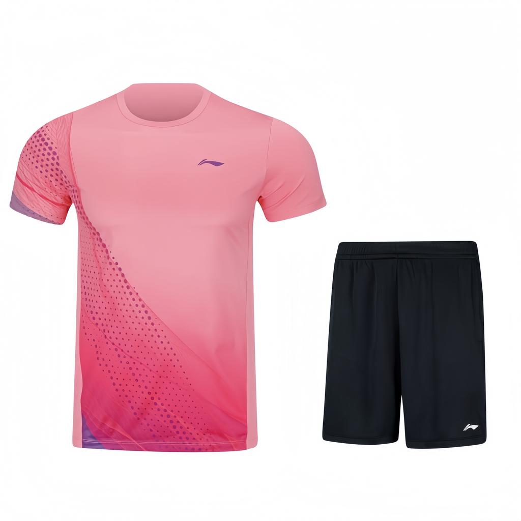 Li-Ning Lightweight Breathable Fashionable Comfortable Versatile Casual Sports Suit Men suits AATW037-1