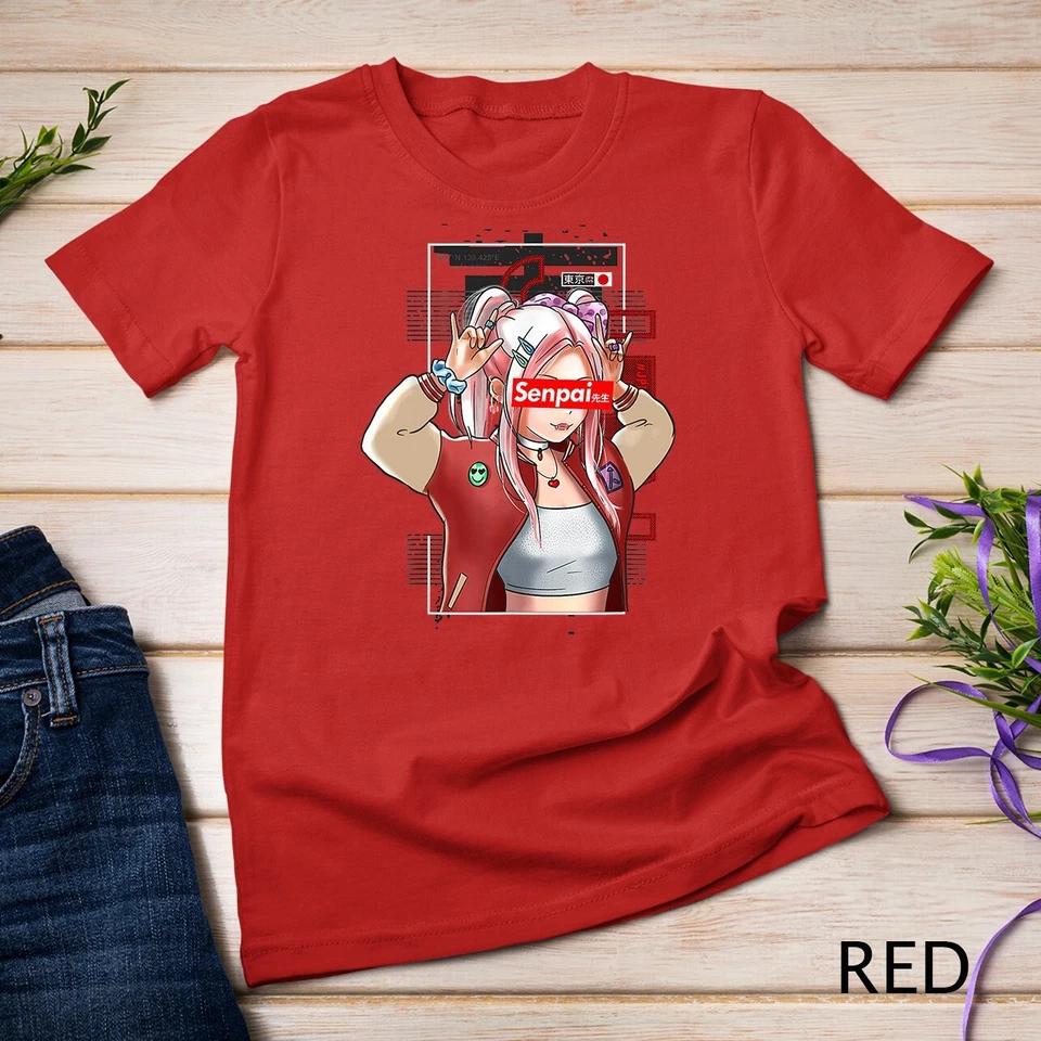 Anime Girl - Otaku Kawaii - Japan Art Anime T-Shirt Unisex T-shirt 8 M
