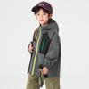 Boys' Hooded Water-Repellent Outdoor Softshell Jacket