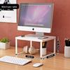 Desktop Bookshelf Monitor Riser and Storage Rack for Office Desk