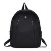 Schoolbag Japanese ins Fashion Backpack Large Capacity Lightweight Student School Bag Solid Color Simple Versatile Casual Commuter Backpack