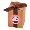 100-500 Stück Aufkleber Stilvolle Donut-Aufkleber 8 Designs Lecker aussehende Handgemachte weiße Etiketten-Aufkleber für Kuchen Brot Backen