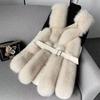 New imitation fox hair vest female slim slim slim fashion young Internet celebrity coat imitation fur fashion fluff