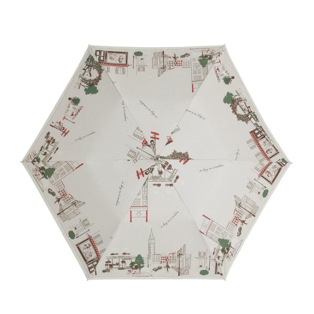 Moonbat Folding Made in For both Sun and Light Heat UV Colorful Gray [Dachshund] Parasol, Umbrella, Women's, Japan, Rain, First-Class Blocking,