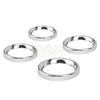 Motorcycle Accent+Speedometer+Speaker Trim Ring Set Chrome For Harley Touring Electra Street Glide 1996-2013