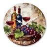 High-Quality Vintage High-Quality Elegant High-Quality Wine High-Quality Pattern High-Quality Wooden High-Quality Wall High-Quality Clock