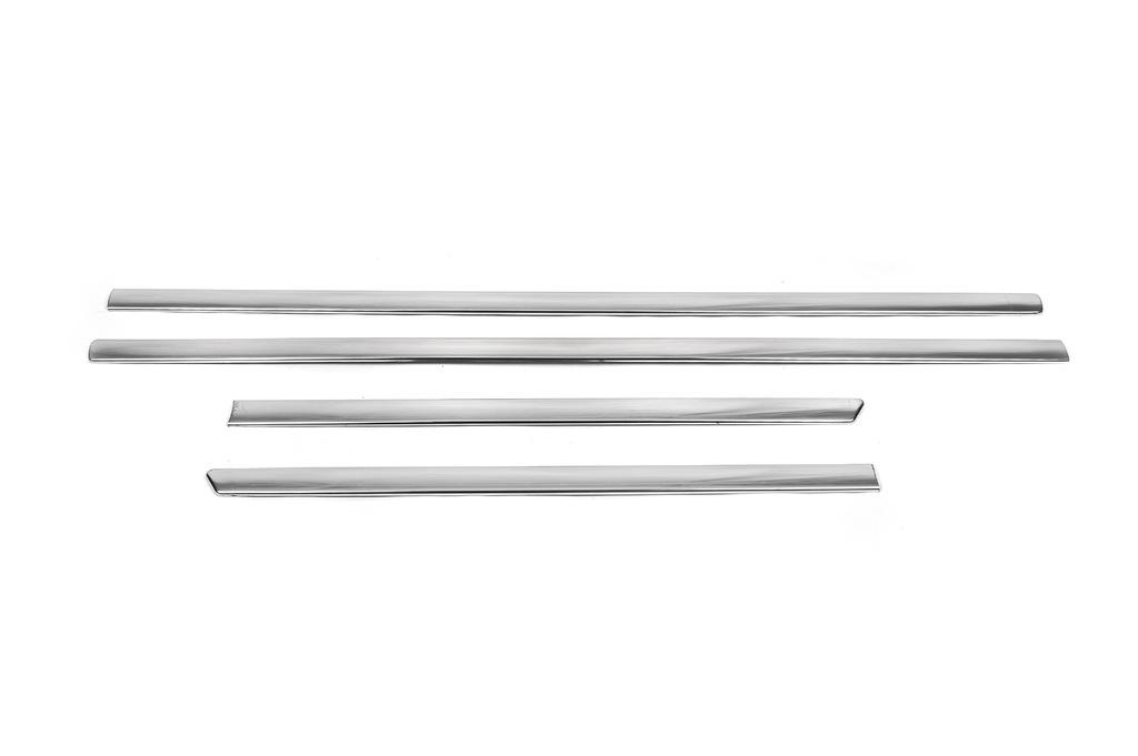 

Молдинг дверний (4 шт, нерж) OmsaLine - Італійська нержавіюча сталь для Volkswagen Bora 1998-2004 рр.