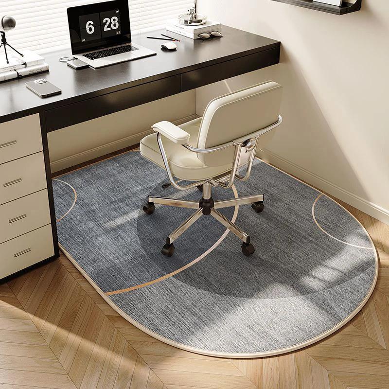 Nordic Style Simple Computer Chair Mat E-sports Swivel Chair Non-slip Carpet Living Room Table Study Desk Office Foot Mat