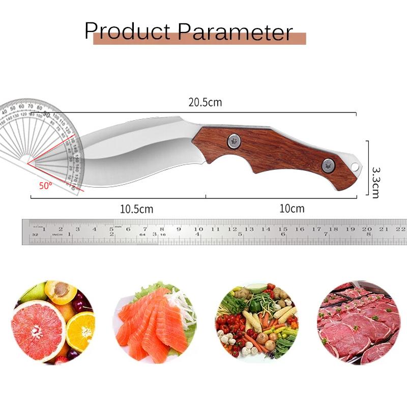Kitchen Meat Knife Boning Knife Stainless Steel Fruit Knife Butcher Utility Knives Perfect for Household Cooking Kitchen Knife