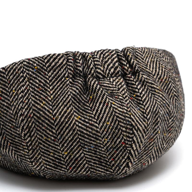 Men's Newsboy Cap British Vintage Beret Forward Cap