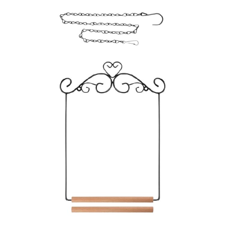 

Elegant Bird Watching Station with Metal Frame Design And Wood Perch Hummingbird Swing Stand for Outdoor Backyard Decors