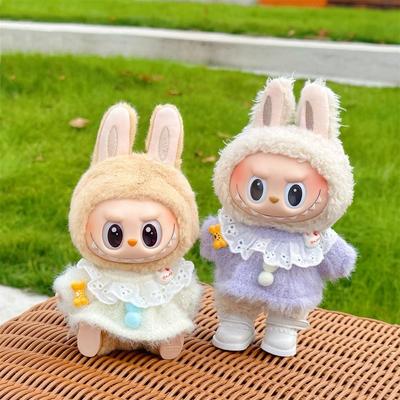 Labubu Kleid Plüsch Prinzessinnenkleid Labubu Plüschtier Puppe Ersatzkleidung