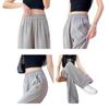 Women's Summer Ice Silk Tencel Pants: 2025 New Casual Style, Wide and Narrow Leg Options