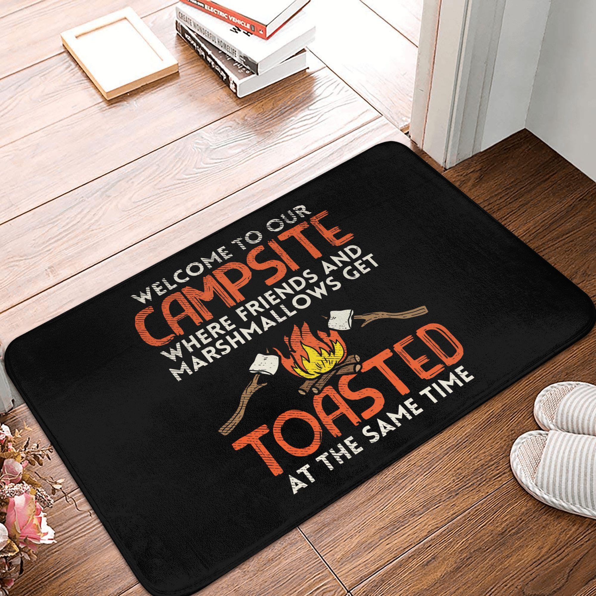 Live Laugh Love And Camp Doormat Non-Slip Entrance Kitchen Bathroom Door Floor Mats  Garden Carpet Rug 40cmx60cm