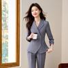 Women's Professional Double-Breasted Suit Set