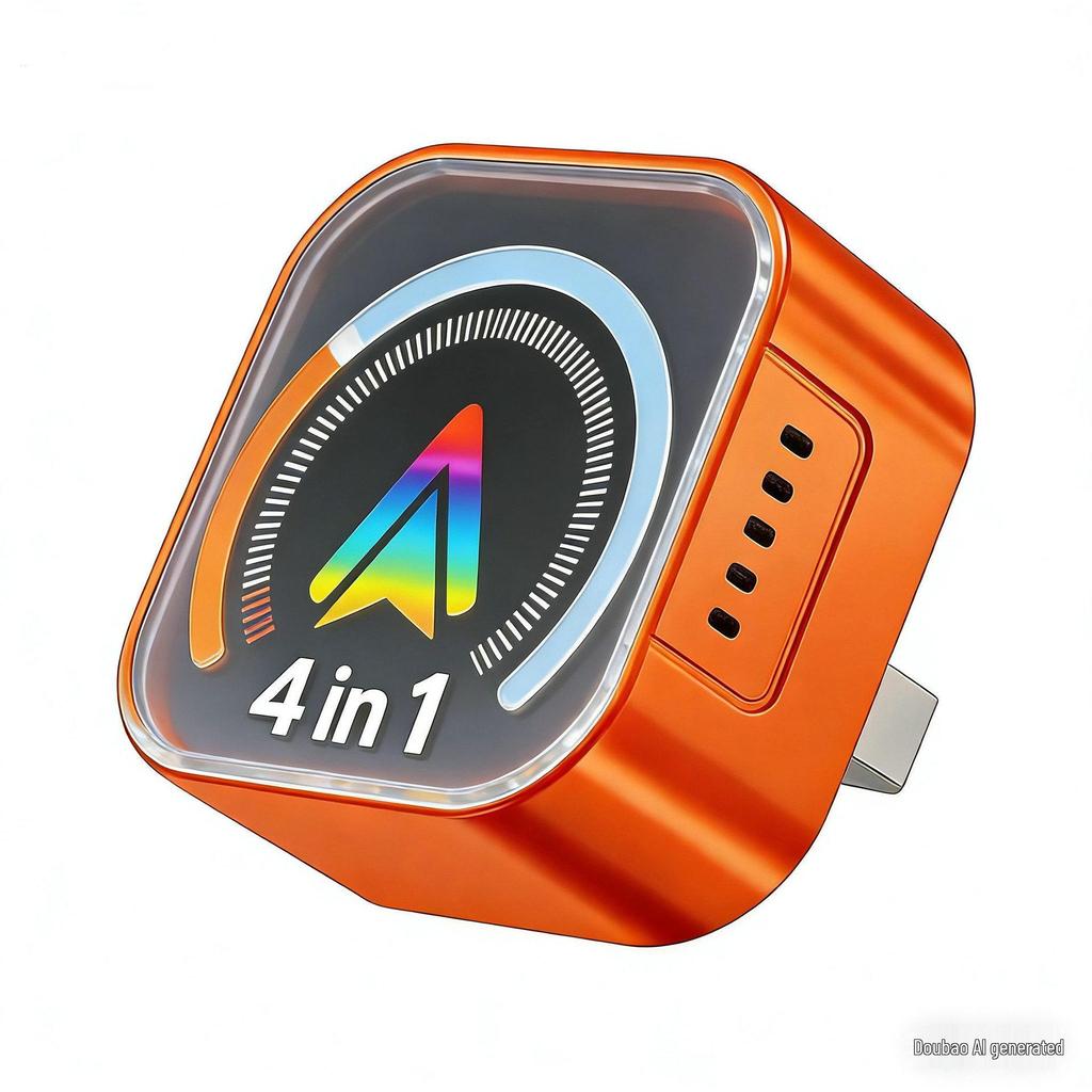 Cross-Border Wireless CarPlay & Android Auto 2-in-1 Smart Car Screen Mirroring Converter