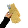 Women's Warm Korean Version Autumn and Winter New Knitted Wool Prevents Cold Five Fingers To Play with Mobile Phone Driving and Riding Office