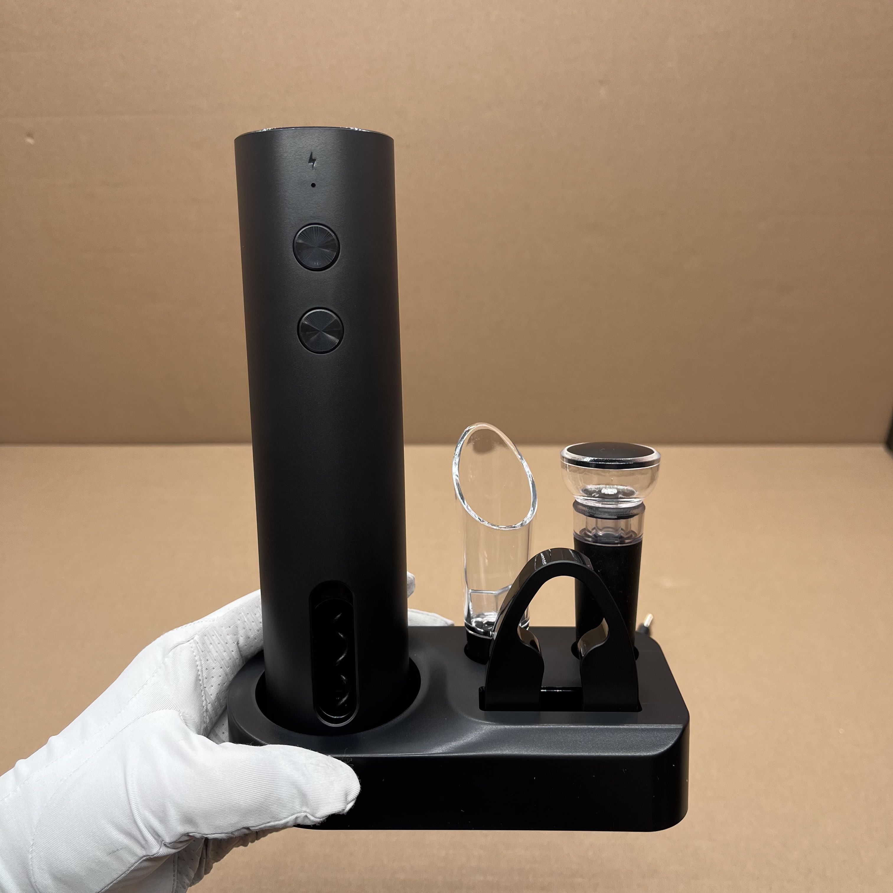 

Rechargeable Electric Wine Opener Lithium Battery Electric Wine Bottle Opener With Base