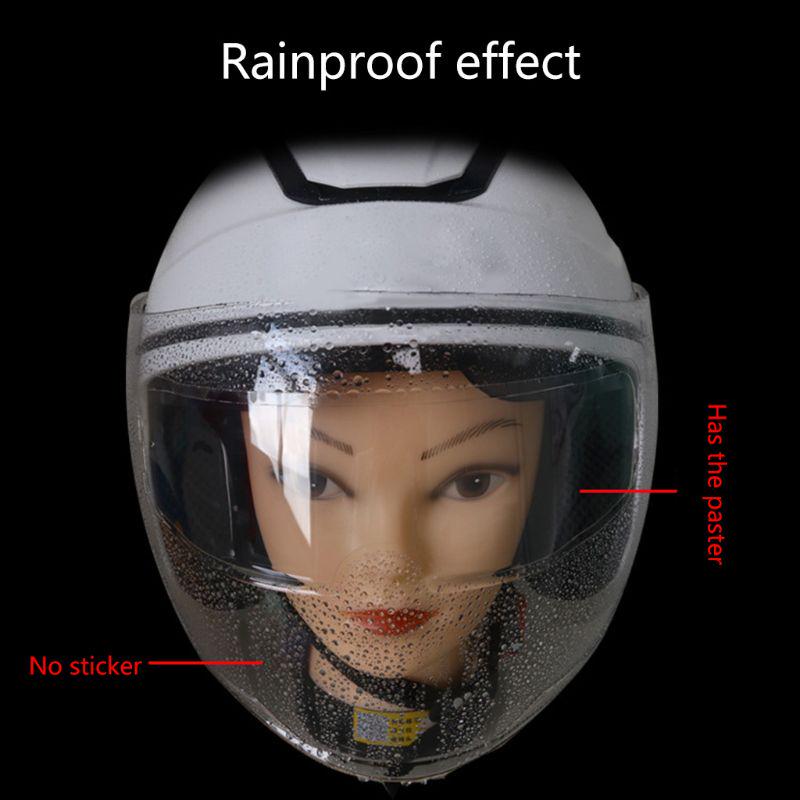 Helmet Clear Anti-Fog Patch Rainproof Protective Film Universal Lens Film Motorcycle Visor Fog Resistant Film