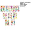9 Sheets Hello Spring Window Clings Floral Gnome Butterfly Birds Bees Glass Stickers Reusable Static PVC Decals for Home Classroom Office Decor