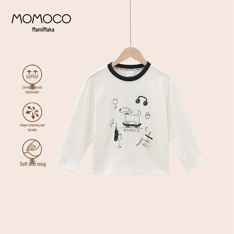 MOMOCO Boys  Pure Cotton Long-Sleeve T-Shirt 110
