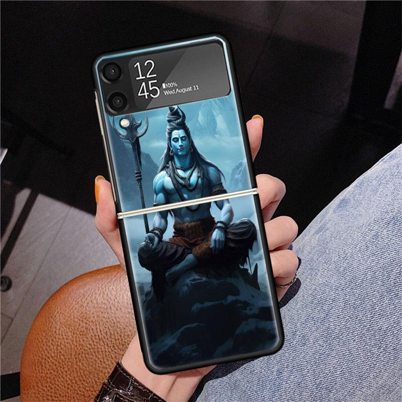 Lord Shiva Hindu God Buddha India Z Flip 7 Phnoe Case For Samsung Z Flip 6 5 4 3 5G Galaxy ZFlip7 ZFlip4 ZFlip5 ZFlip6 ZFlip3 Ph