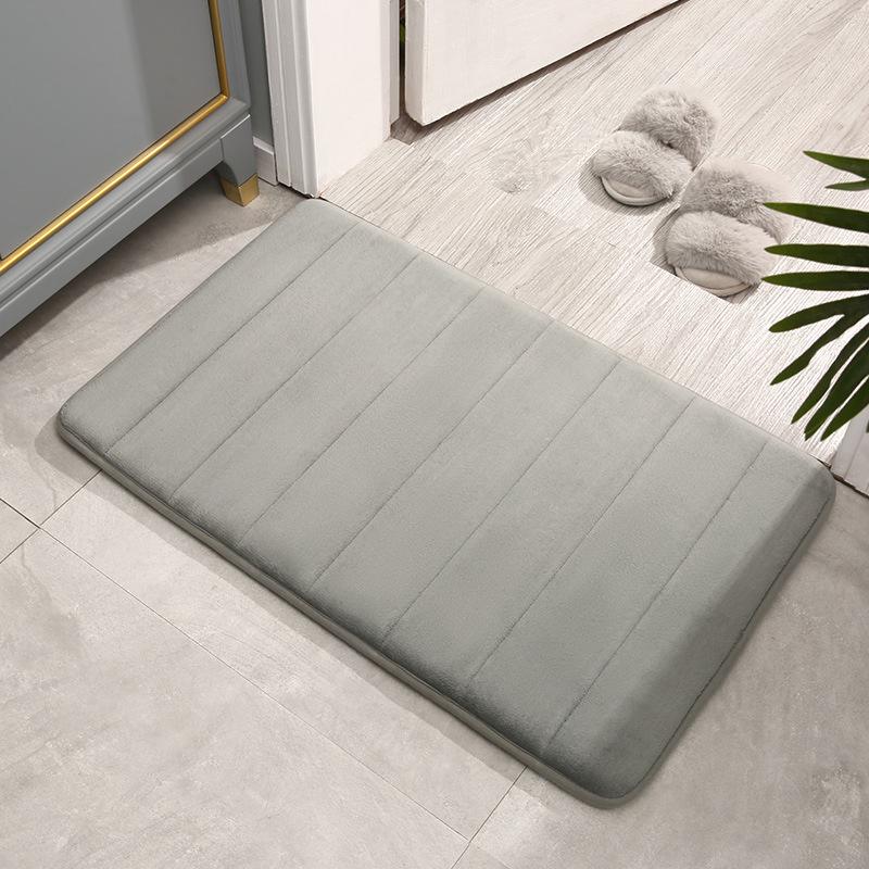 Thick Memory Foam Absorbent Non-Slip Doormat for Kitchen & Bathroom
