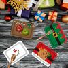 Christmas Party Supplies Convenient Paper Plates Cute Christmas Cartoon Pattern Christmas Decorations 52/13PCS