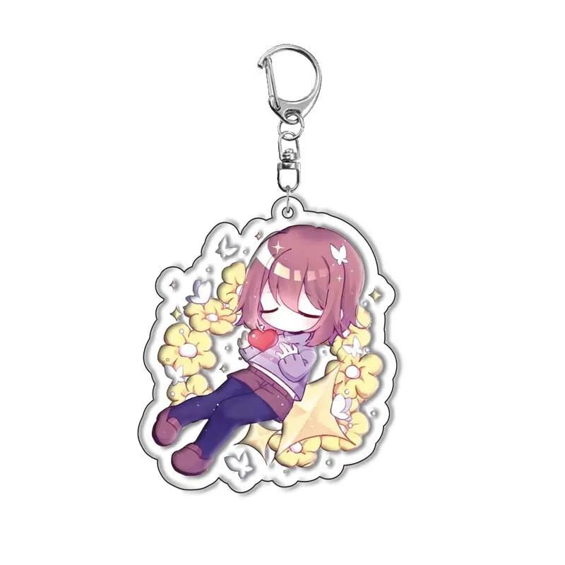 Anime Undertale-Frisk Chara Toriel Sans Papyrus Asriel Ink Error Horror Sleutelhanger Cosplay Acryl Hanger Sleutelhanger Rekwisieten ornamenten