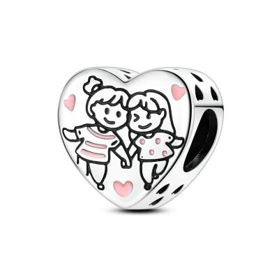 Charm Bead Charms Copper Authentic Warmth Pattern Heart Charm Bead Charms Fits 3mm Bracelets Necklaces Ideal For Women Luxury Do It Yourself Jewellery