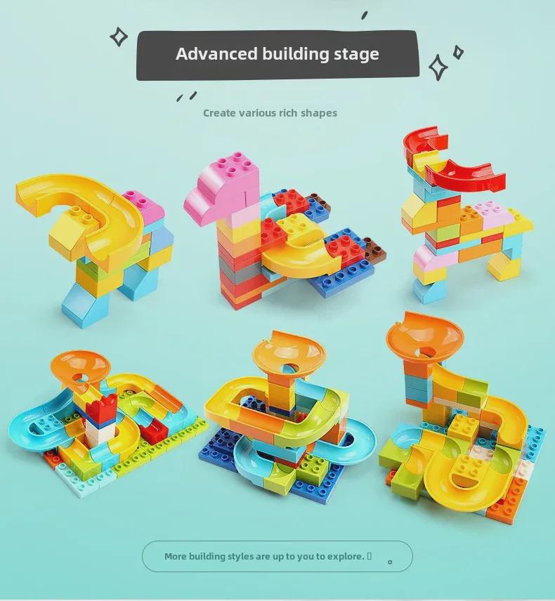 Große Partikelbausteine für Kinder – Schiebeteile & Montagespielzeug