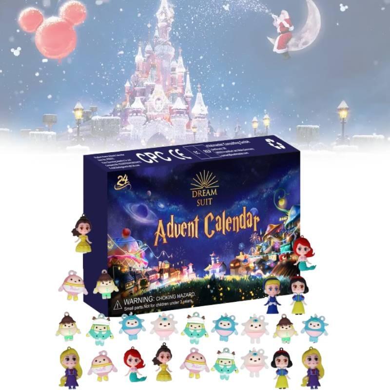 24 Digital Christmas Countdown Blind Box Fantasy Fluorescent Toy Children Gifts