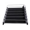Self Pushing Drink Holder 6 Rows Adjustable Width Spring Loaded Easy Slide Large Capacity 15in Fridge Drink Dispenser