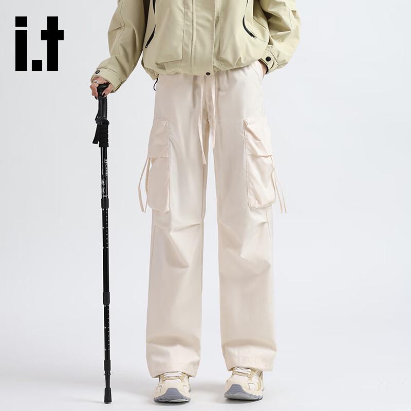 Izzue Unisex Waterproof Cargo Parachute Pants