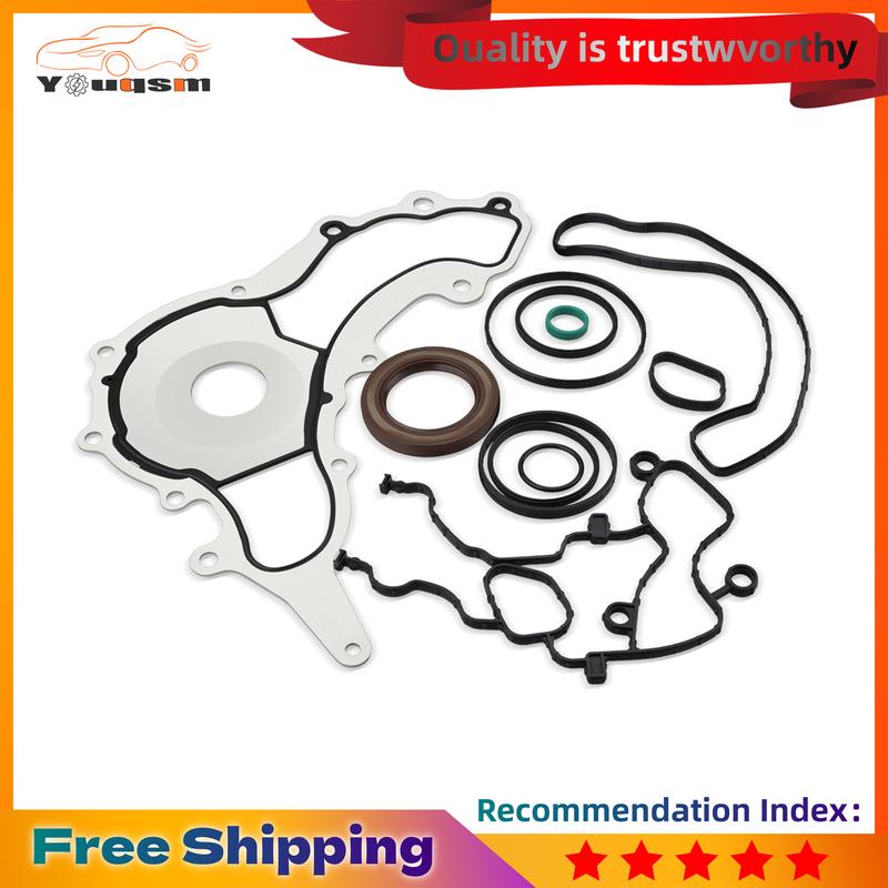 Timing Cover Gasket Fit for Dodge Grand Caravan Jeep Grand Cherokee Chrysler 2011-2017 3.2L 3.6L V6 Engine Replace TC1169