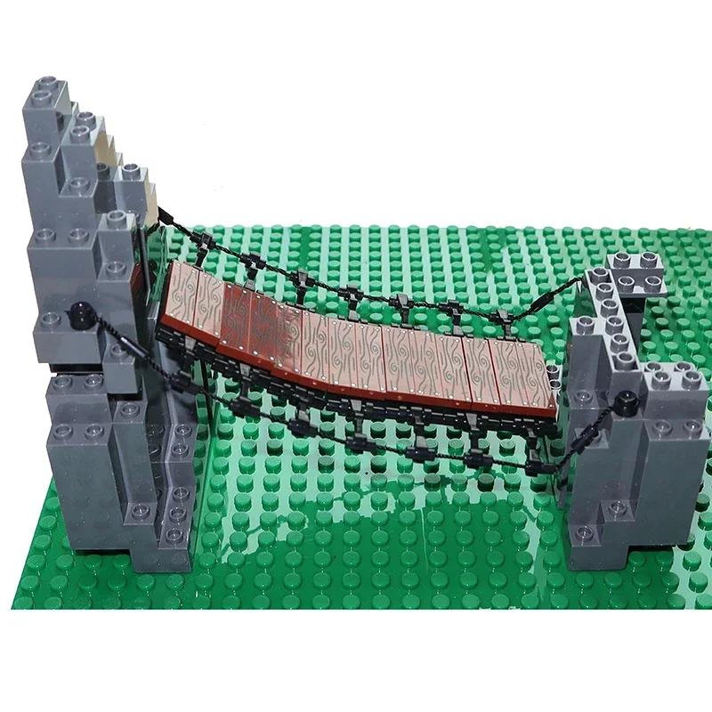 Non-Toxic Mountain House Garden Rockery Accessories Building Blocks Rock Moc City Street Panel Diy Parts Hill Stone Bricks 6083 6082 30246