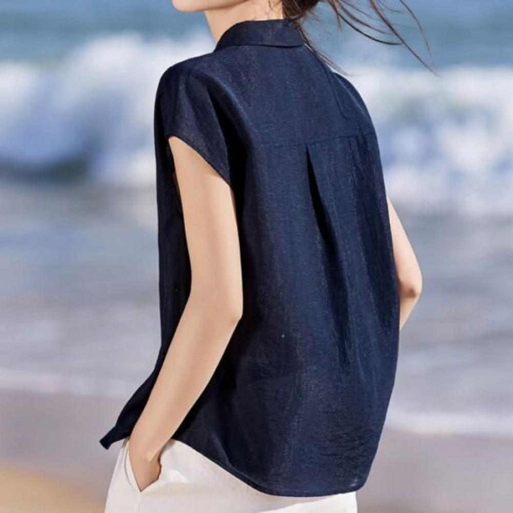 Navava Women S caSual Cap Sleeve blouSe Nb3147