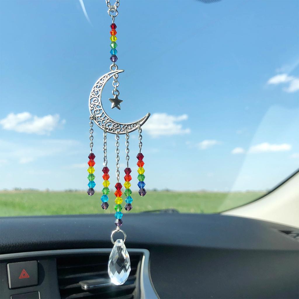 1Pc Crystal Prism Light Catcher, Beaded Prism, Window Decoration, Wedding, Garden, Porch Decoration, Car Decoration, Ideal Gift for Friends