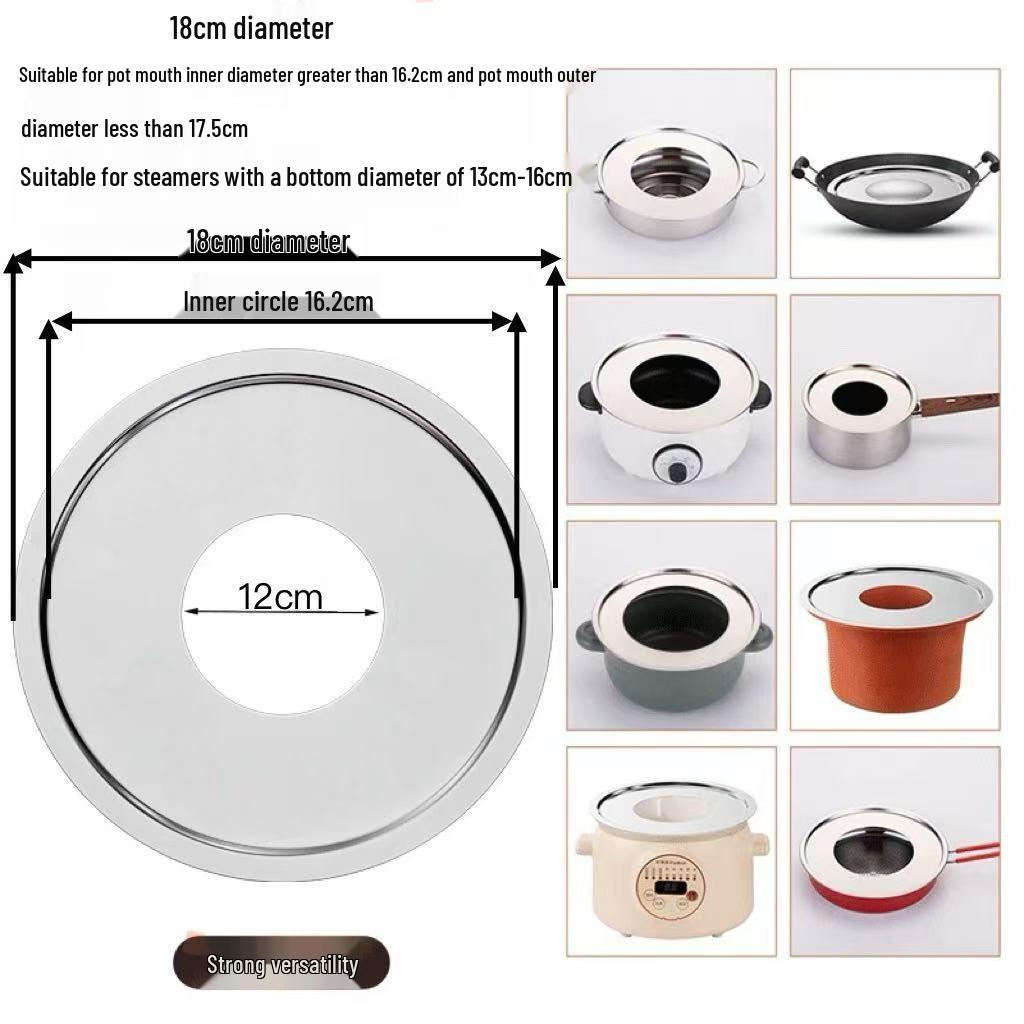 Bamboo Steamer Thickened Steaming Sheet for Wok, Milk Pot, Casserole, and Soup Pot